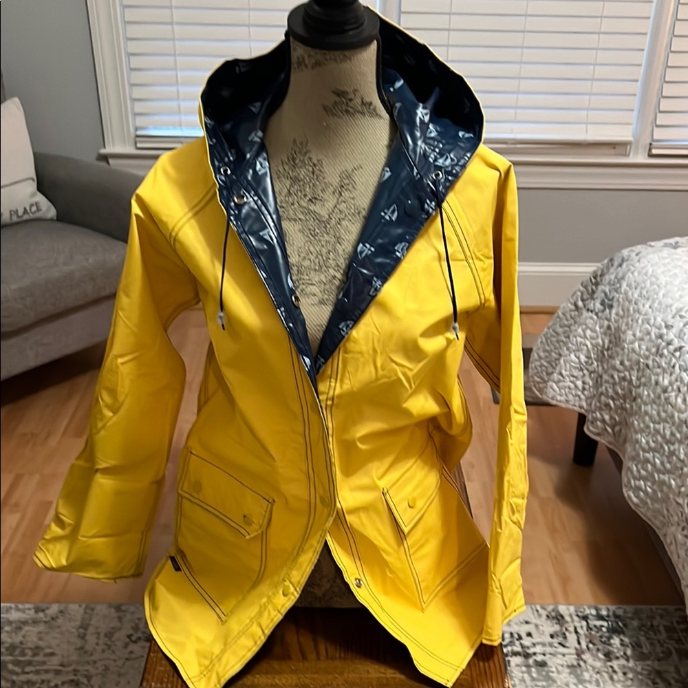 Cello Yellow and Blue Utility Jacket